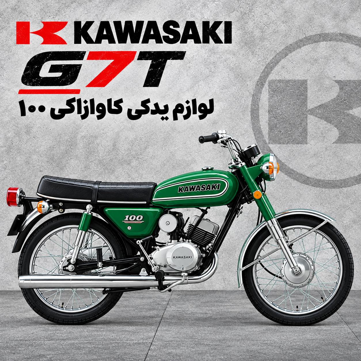 لوازم یدکی کاوازاکی ۱۰۰